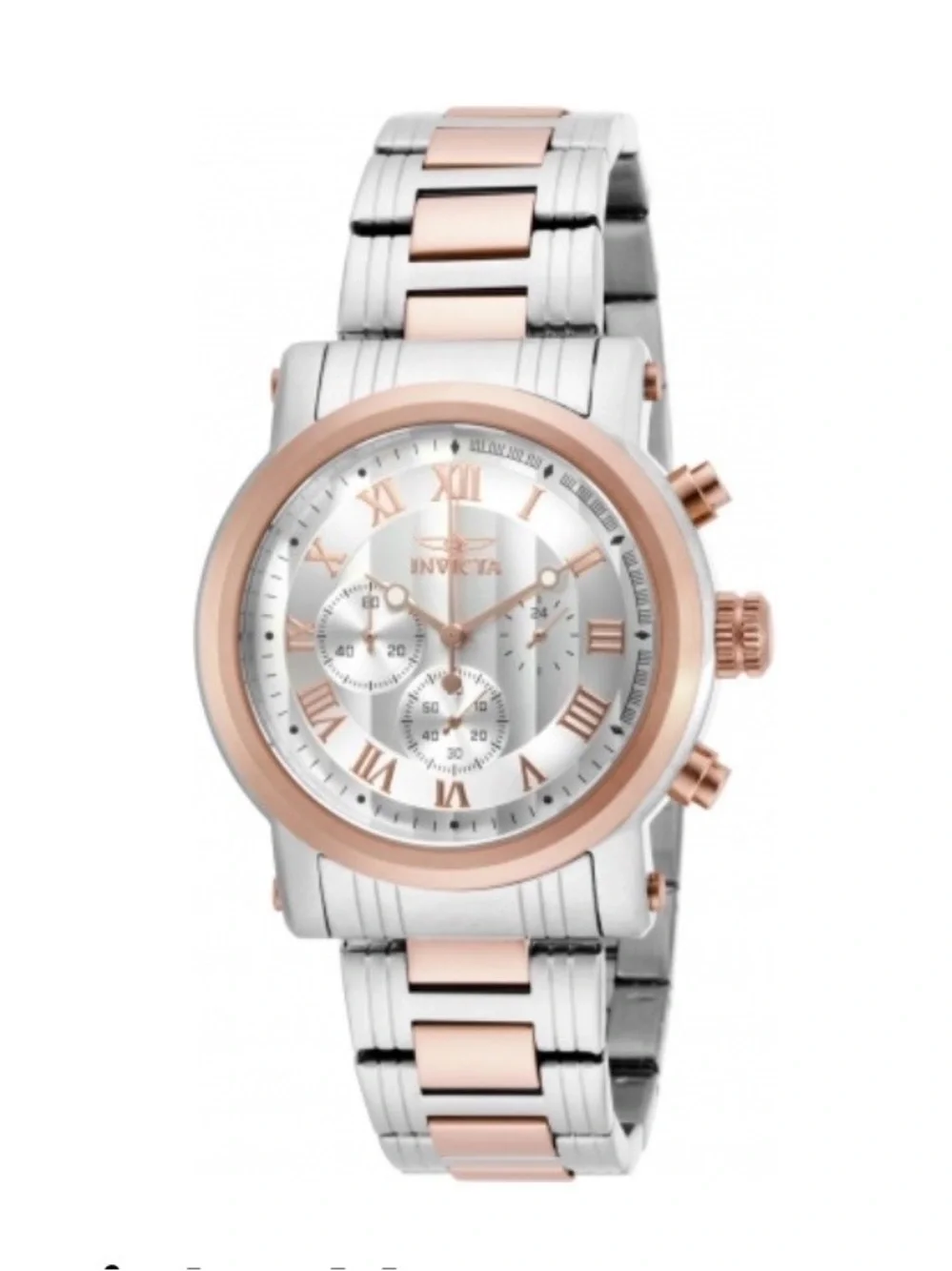 Invicta Men's Two-Tone Stainless Steel Chronograph Watch - Rose Gold & Silver